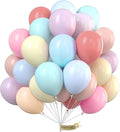PartyWoo Pastel Rainbow Balloons 50pcs Latex Helium Balloons 12 Inch | Baby by PartyWoo