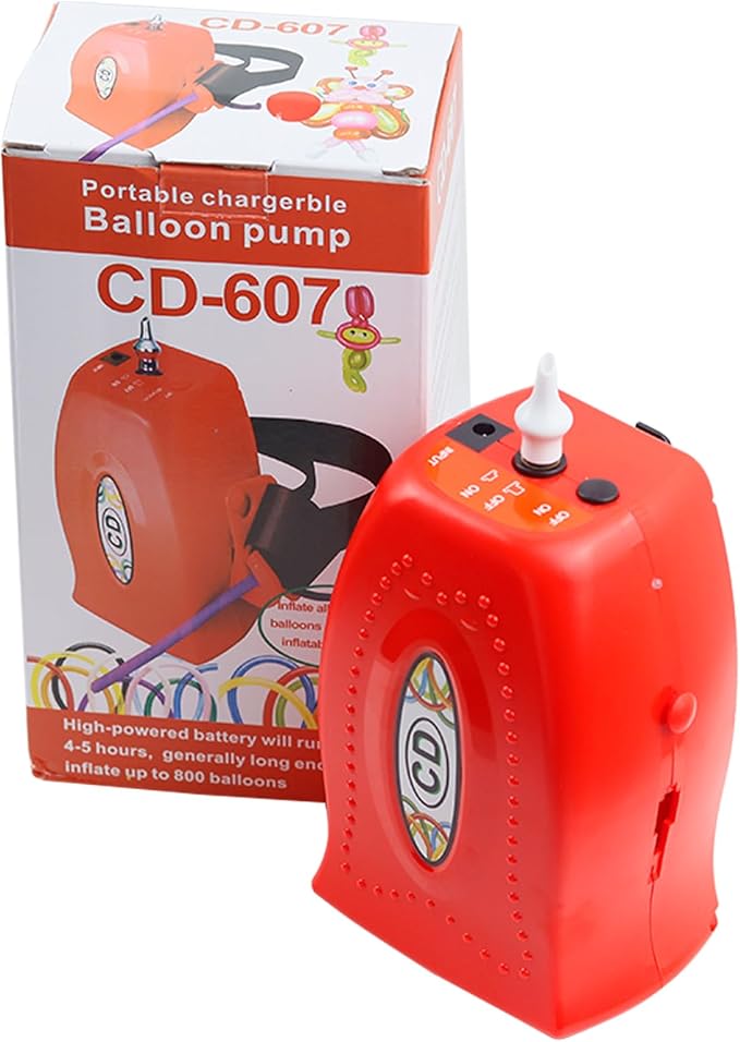 Portable Rechargeable Balloon Pump, Electric Long Balloon Inflator - Image 7