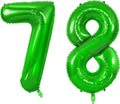 Number 78 Balloons for 78th Birthday Party Decorations, 0-100 Large No.78 by Joycard