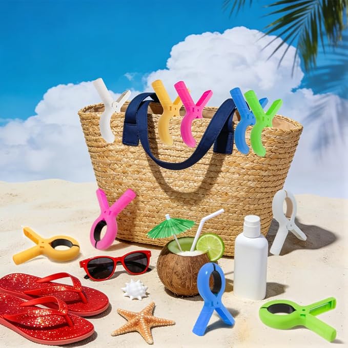 20 Pack Large Beach Towel Clips - Image 7