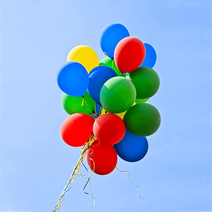 Blue Balloons 110Pcs, 5 Inch Small Blue Latex Party Balloons, Mini Thick Blue - Image 7