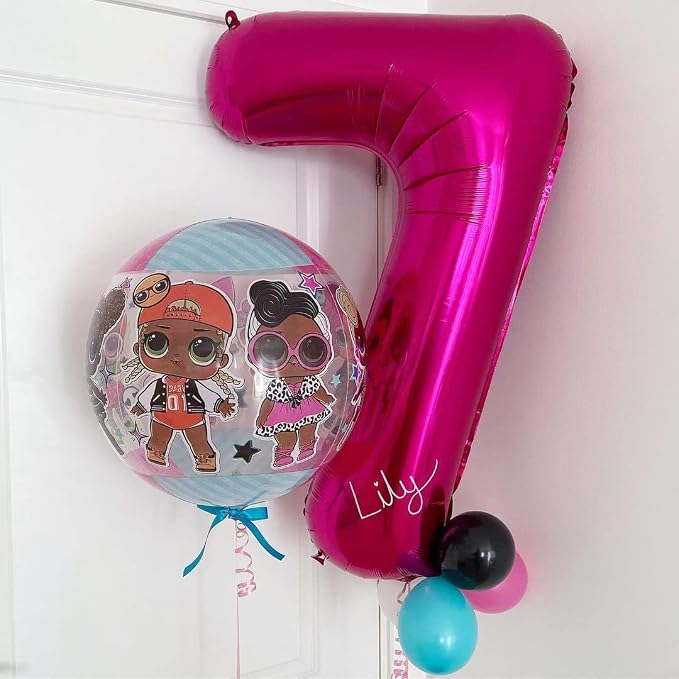 Hot Pink 17 Balloon Numbers, 40 Inch 17th or 71st Birthday Balloon Foil Mylar - Image 5
