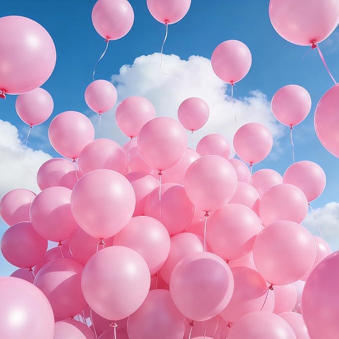 LOLStar Macaron Pink Balloons, 12 inch Latex | Birthday, Engagement, Baby Shower - Image 9
