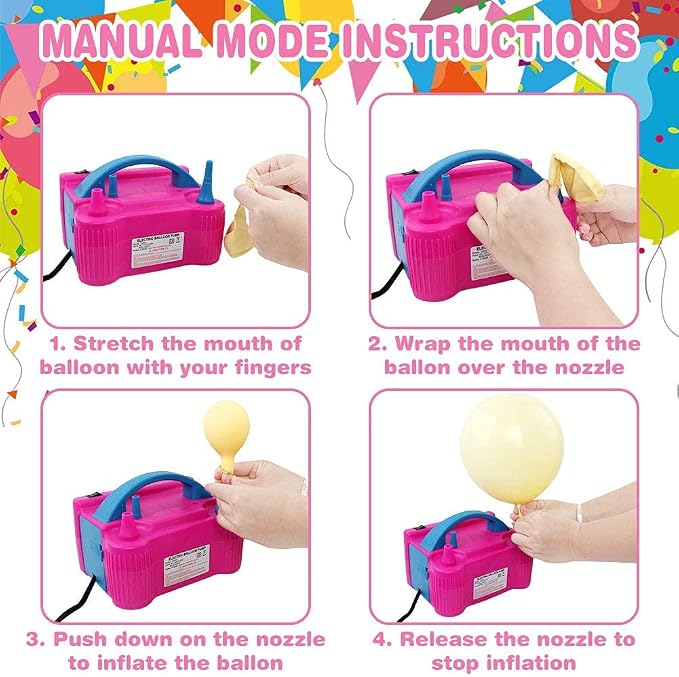 Balloon Arch Kit and Balloon Pump Electric, 12ft Wide Table Balloon Arch Stand - Image 5