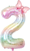 Happy birthday Big Number Balloons Foil Birthday Balloon Number Balloons Happy by MPRVAKYF
