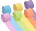 6 Pastel Streamers, 492ft Pack of Crepe Paper Party Decorations | Each roll is by CaptainD%C3%A9cor