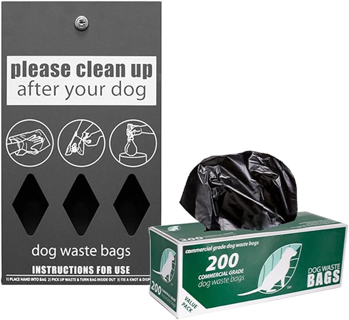 Zero Waste USA - Aluminum Roll Bag Dog Waste Dispenser, Matte Black | by ZEROWASTEUSA