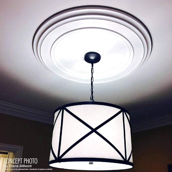 Ekena Millwork CM12BRRZS 12 1/2"OD X 3 7/8"ID X 3/4"P Bradford Ceiling - Image 19