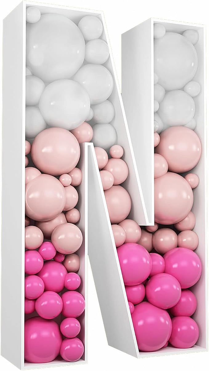 3FT Tall Mosaic Balloon Frame Letters Big Marquee Light Up Letters DIY Kit by JW+Passion+-+Premium+Quality%2C+Made+With+Passion