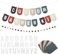 Hahafelt 125 Pcs Make Your Own Banner Kit Personalized Handmade Name Scallop by Hahafelt
