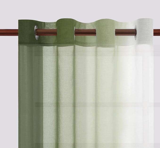 DWCN Ombre Sheer Curtains - Image 4