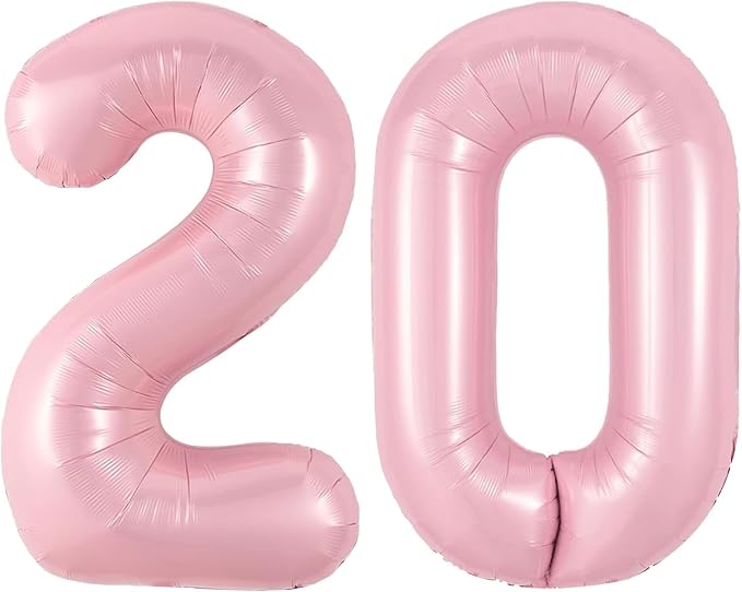 Number Balloons Pink Party Balloon by United-UnicornsParty
