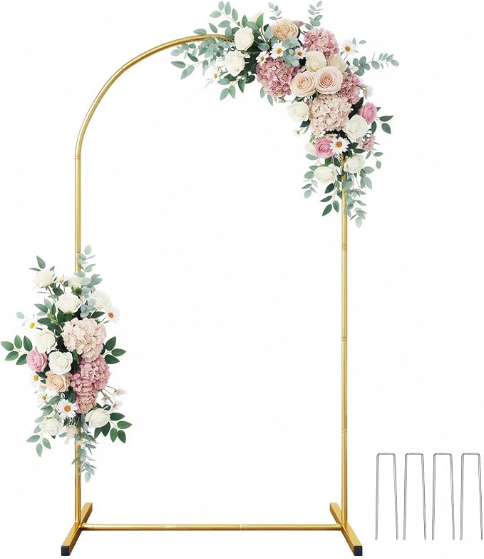 RUBFAC 6.6FT Metal Arch Backdrop Stand by RUBFAC