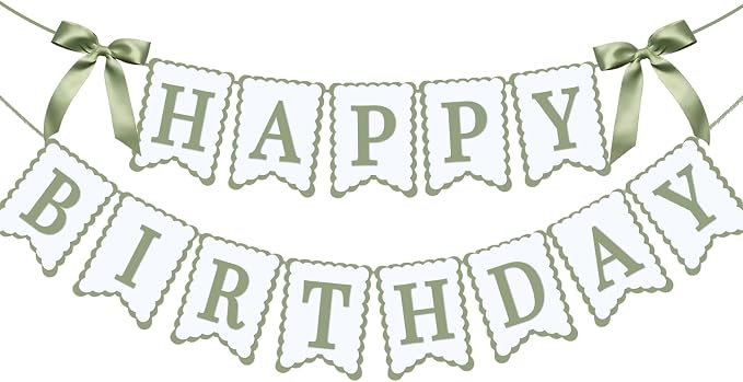Bow Happy Birthday Banner for Bow Birthday Decorations Pink Bows Garland for by JOTTING