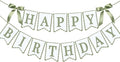 Bow Happy Birthday Banner for Bow Birthday Decorations Pink Bows Garland for by JOTTING