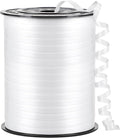 White Curling Ribbon, 500 Yards, 1/5 Inch | by CLUEWR