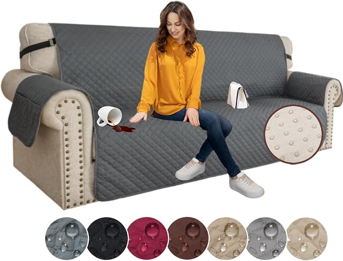 XINEAGE Oversized Sofa Cover Waterproof Couch Covers by XINEAGE