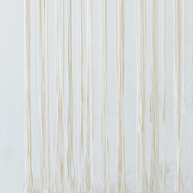 Macrame Curtain Boho Doorway Window Curtain Fiber Art 31" W*70" L | - Image 7