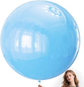 Light Blue Balloons 9pcs 36 Inch Extra Large Big Jumbo Giant Baby Sky Aqua Blue by Kawkalsh