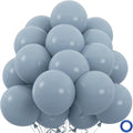 50pcs Dusty Blue Balloons, 12inch Retro Pale Aqua Blue Balloons | Balloons by ZizasAry