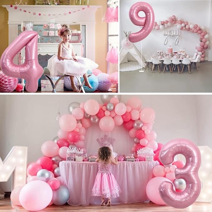 TONIFUL 40 Inch Pink Number 20 Balloon Large Foil 20th Birthday Decorations | - Image 6