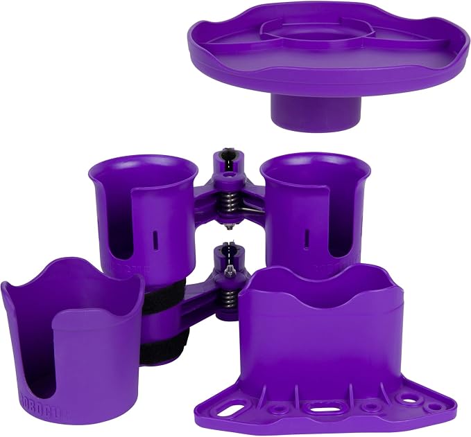 Patented Clamp On Boat Cup Holder |Multifunction Dual Drink Caddy - Image 5