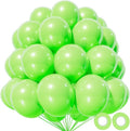 Lime Green Latex Party Balloons, 110 Pack 12 inch Light Green Balloons Round by Kawkalsh