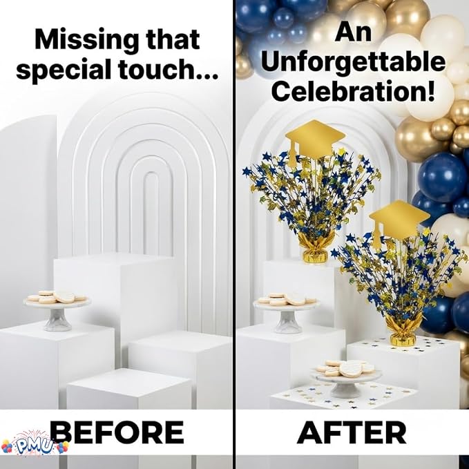 PMU 3 Pcs Graduation Centerpieces - Image 9