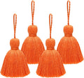 Big Size 4 PCS Tassels for Crafts, Handmade Hanging for Pillow Decor, Blanket by NINGYOHI