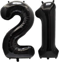 AULE 40 Inch Black 21 Balloon Number Foil 0-9 Birthday Big Numbers | Birthday by AULE