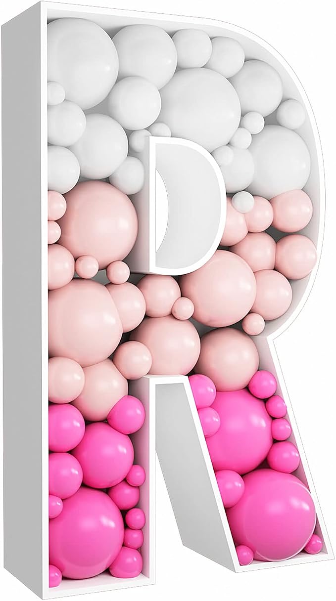 3FT Tall Mosaic Balloon Frame Letters Big Marquee Light Up DIY Kit by JW+Passion+-+Premium+Quality%2C+Made+With+Passion