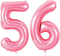 Number 56 Balloons for 56th Birthday Party Decorations, 0-100 Large No.56 by Joycard