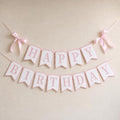 Pink Happy Birthday Banner by TULOBI