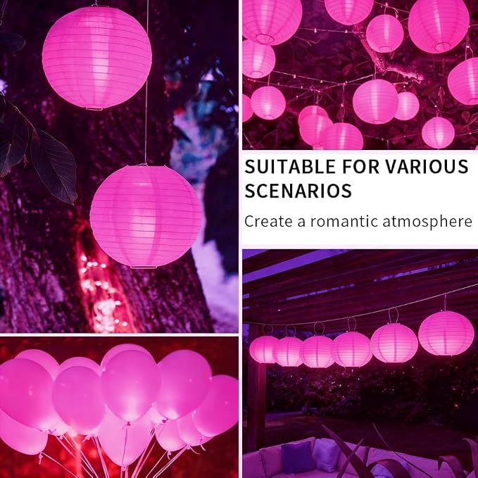 24 Pack Paper Lantern Lights, Mini LED Battery Operated Lights, Last 36 Hours - Image 3