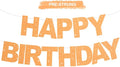 BEISHIDA Pre-Strung Light Orange Happy Birthday Banner Party Sign Decor | by Beishida