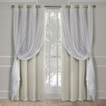 TOWN & COUNTRY LUXE Talia Double Layer Indoor Curtains, Sheer and Room by TOWN+%26+COUNTRY+LUXE