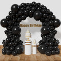 Black Balloon Arch Kit 111Pcs 18 12 5 Inch Latex Party Balloons Garland by Kawkalsh