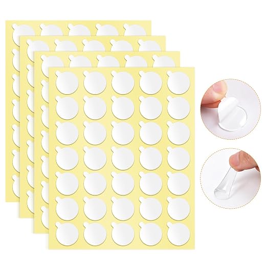 Sticky Dots Double Sided, Easy Release, Water Resistant, No Trace by Unknown