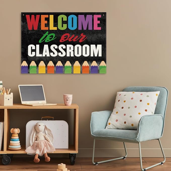 Welcome Decoration for Classroom, Welcome to Our Classroom Banner, Canvas - Image 5