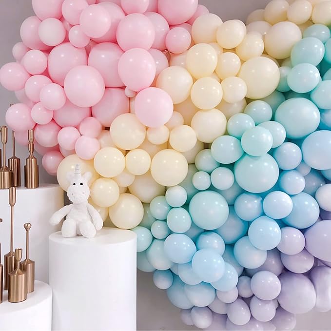 10 Inch Pastel Blue Balloons - Image 4