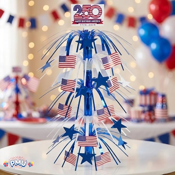 PMU 12 Pcs 21 Inch Patriotic Centerpieces - Image 2