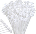 PP OPOUNT Upgraded Version 100 Pieces White Plastic Balloon Sticks Holders | by PPOPOUNT