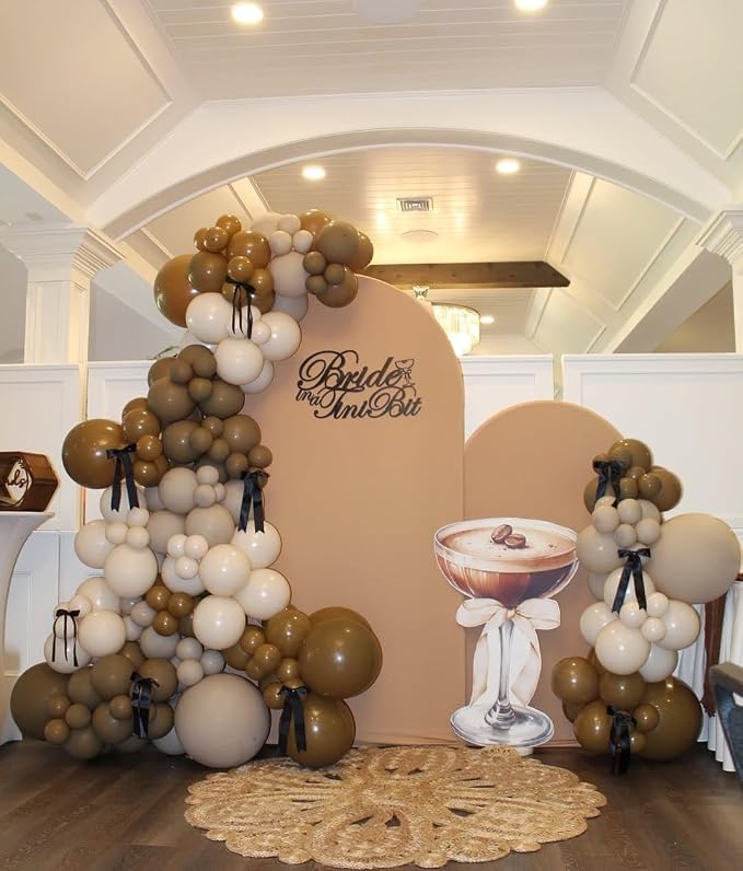 Espresso A Tini Bit Older Balloons Garland Arch Kit | 136Pcs Martini Birthday - Image 8