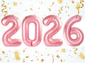 2026 Number Black Balloons 40Inch Balloon by Mluchee