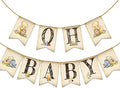 Classic Winnie Oh Baby Banner for Baby Shower Decorations Pooh First Birthday by CelebrateEveryMoment