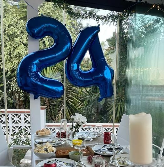 Night Blue Number 4 Balloon 40 inch, 4th Birthday Party Balloons Decorations | - Image 5