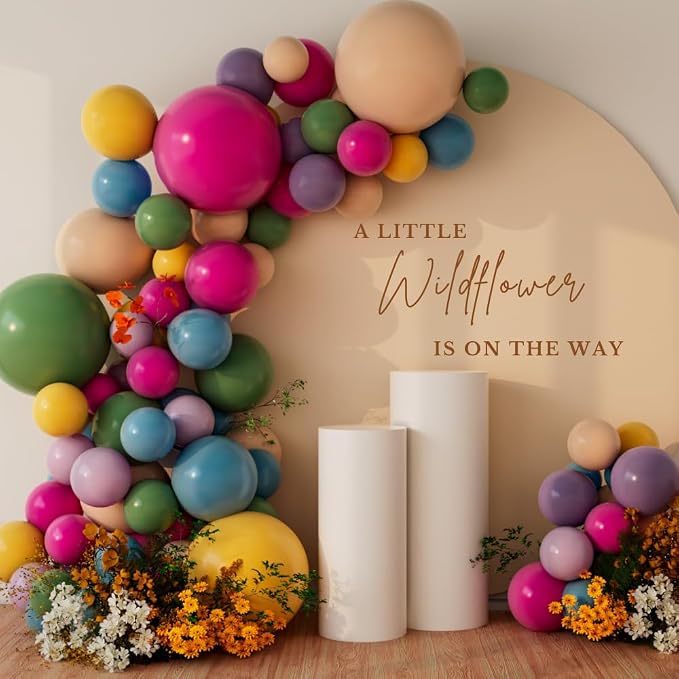 Wildflower Balloon Arch Garland kit 164pcs - Image 3
