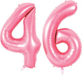 Number 46 Balloons for 46th Birthday Party Decorations, 0-100 Large No.46 by Joycard