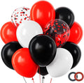 RUBFAC Red and Black Balloons Graduation Decorations Kit, Party Balloons by RUBFAC