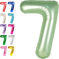 Oliver Green Number 7 Balloon 40 inch, Birthday Party Balloons Decorations | by Upgesy